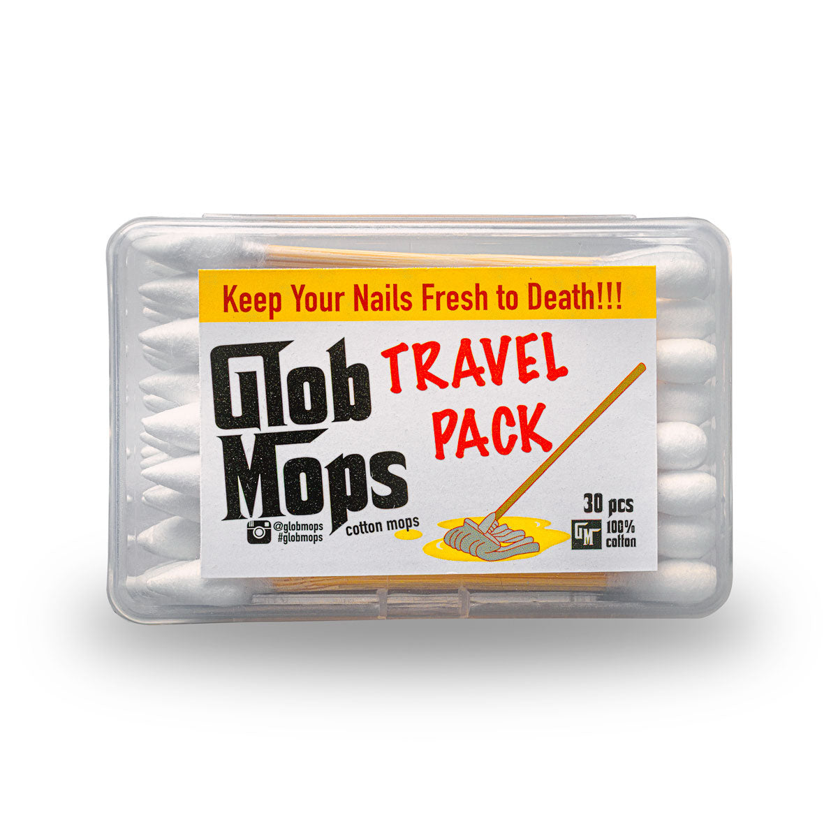 Glob Mops Travel Pack 30-count package