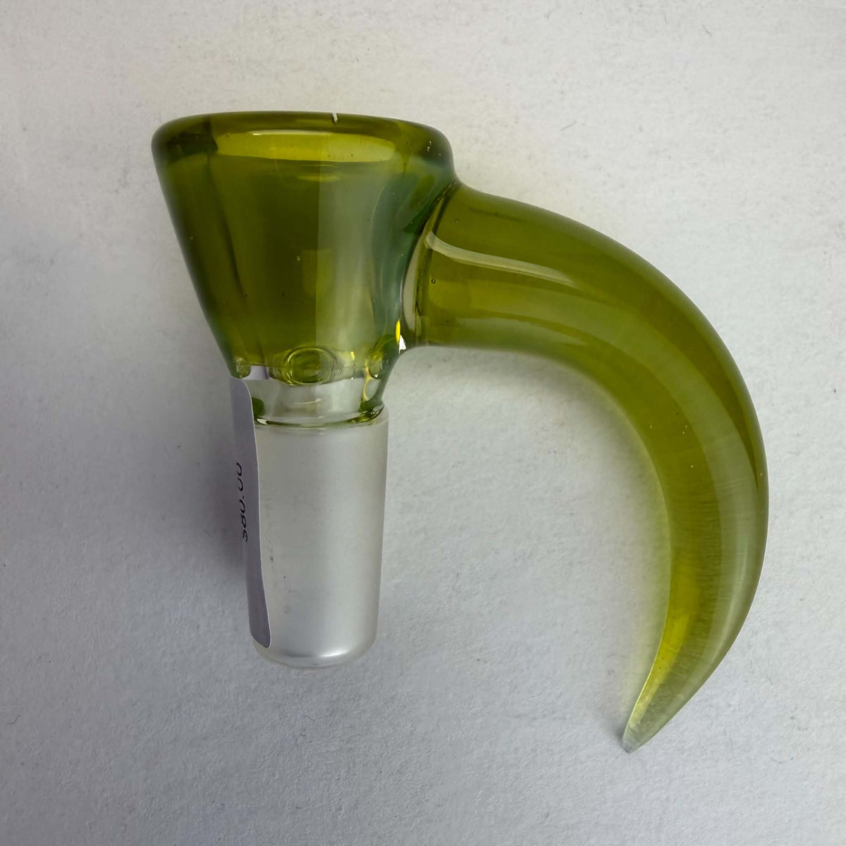 Kyle White Horn Slides – 14mm Heady Glass Bowl