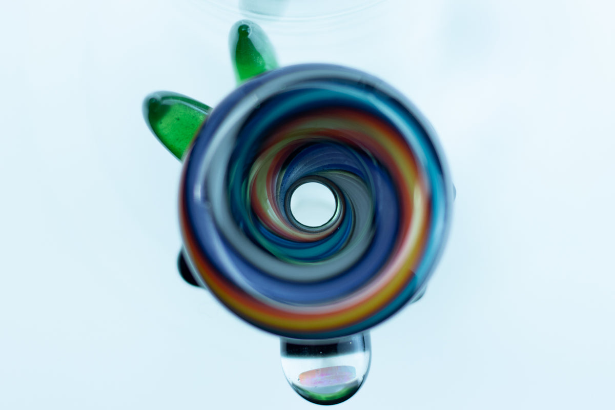 Heady 14mm Slide | Fully Worked | Encased Opal [1-of-1]