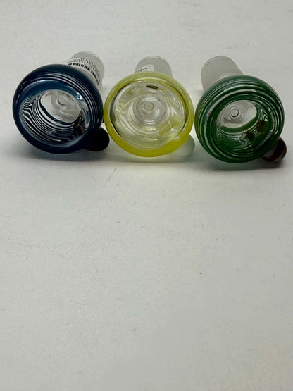 AMISH O U 18mm  WNR Heady Glass Bowl