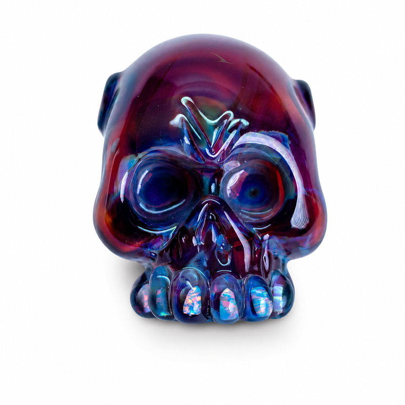 Carsten Carlile Skull Pendant Purple