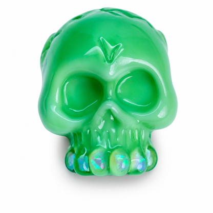 Carsten Carlile skull Pendant green