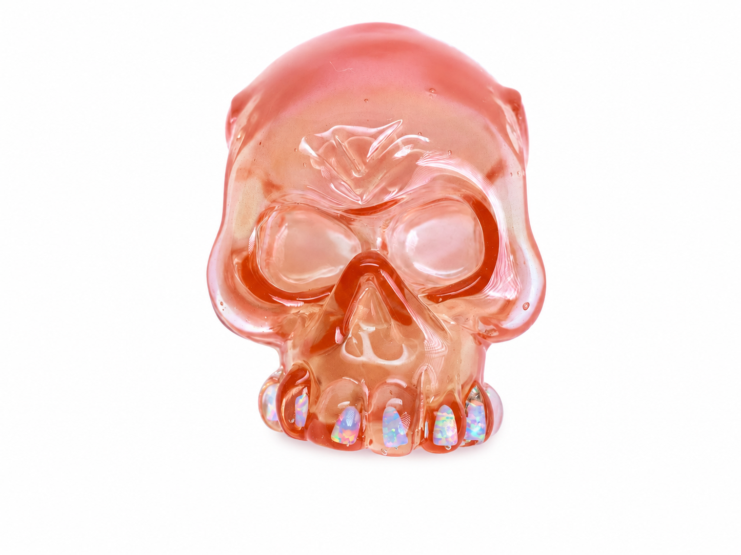 Carsten Carlile skull Pendant orange