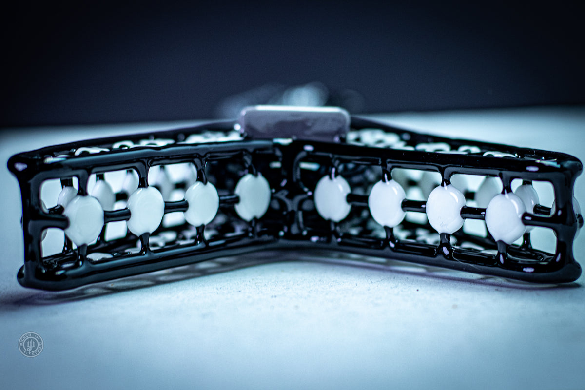 Etai Rahmil Randy Rhoads inspired glass rig detail