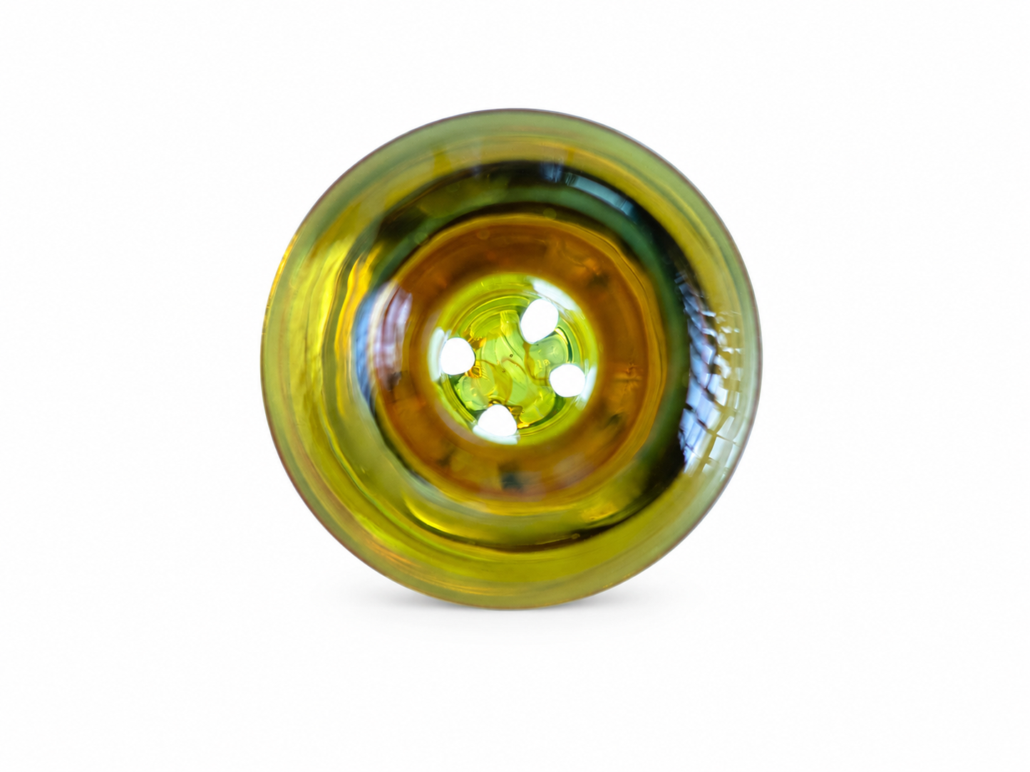 Green Forest Glass - Golden Amber Tube