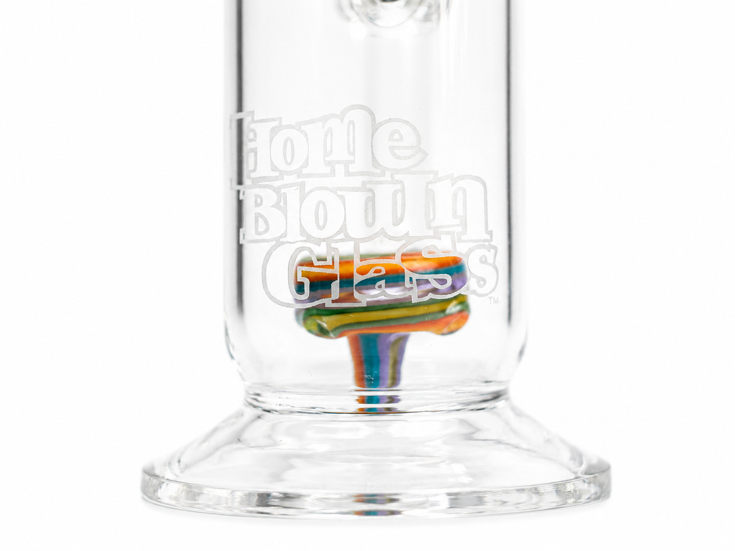 Home Blown Glass - Colored Bong