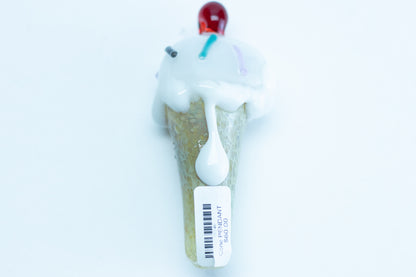 Ice Cream Cone Glass Pendant Pipe