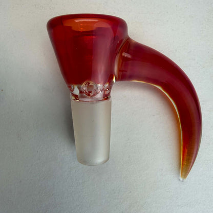 Kyle White Horn Slides – 14mm Heady Glass Bowl