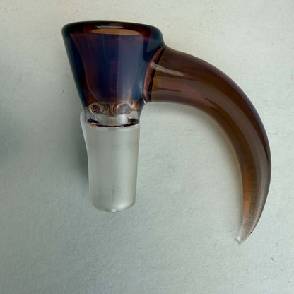Kyle White Horn Slides – 14mm Heady Glass Bowl