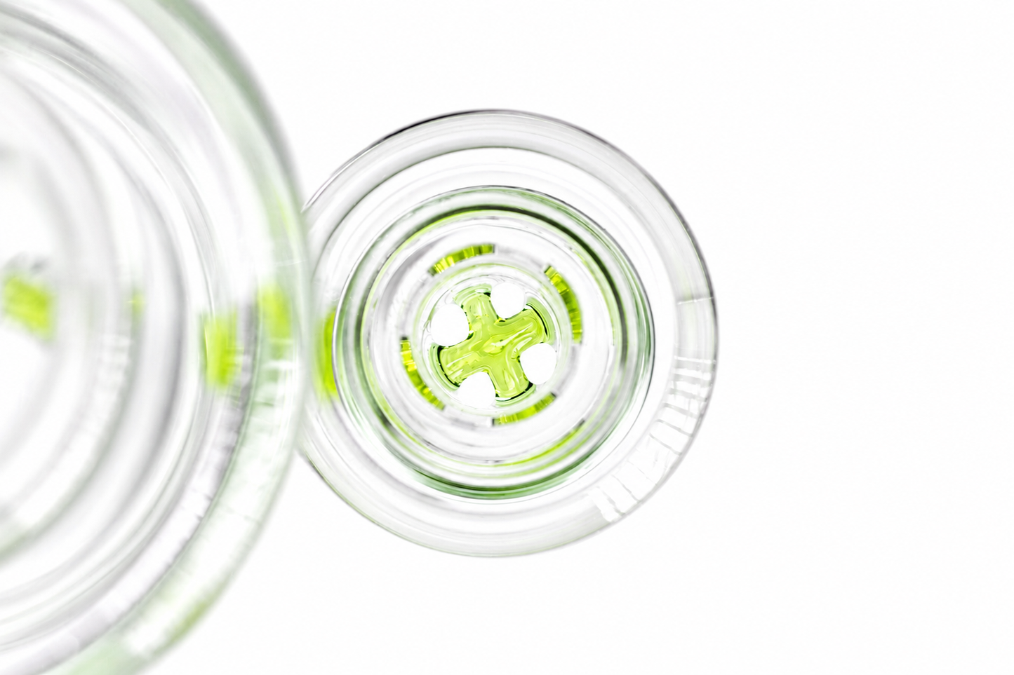 Green Forest Glass - Lemon Drop Tube