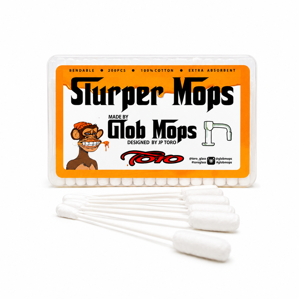 Glob Mops - Slurper Mops for Terp Slurpers - 200 Count