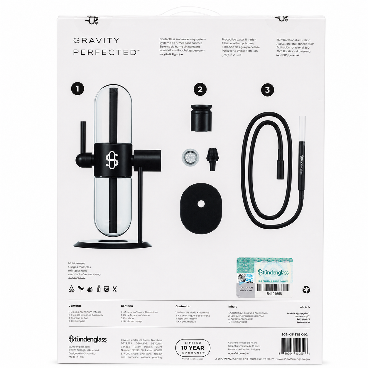 Stündenglass Gravity Infuser | 360° Gravity Hookah & Infusion System
