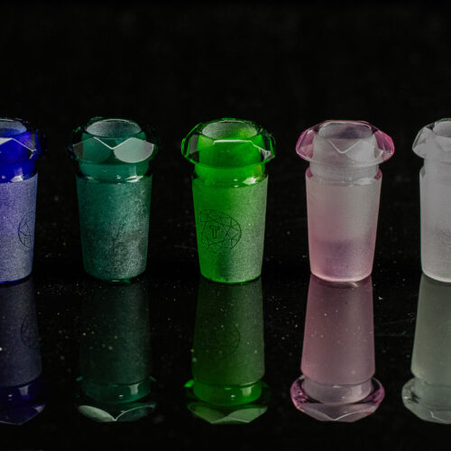 Faceted Glass adapter for rig